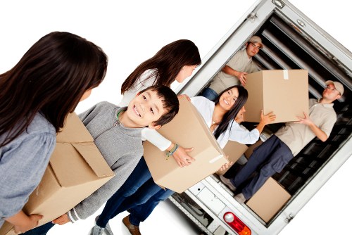 Removal team planning a flat move in Harrow