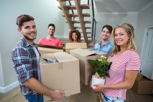 Business and household items organised in Harrow storage