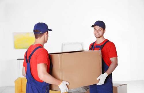 Professional movers handling a careful relocation in Harrow