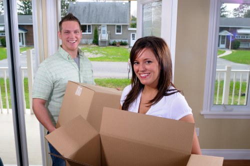 Movers Harrow staff maintaining a safe and organised moving environment