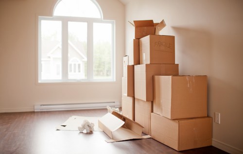 Removal professionals assisting with a shared house move in Harrow