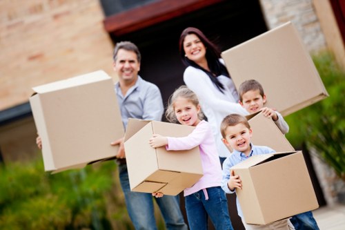 Careful packing and furniture handling during a house move