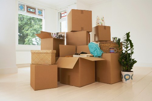 Local moving van ready for a small flat move in Harrow